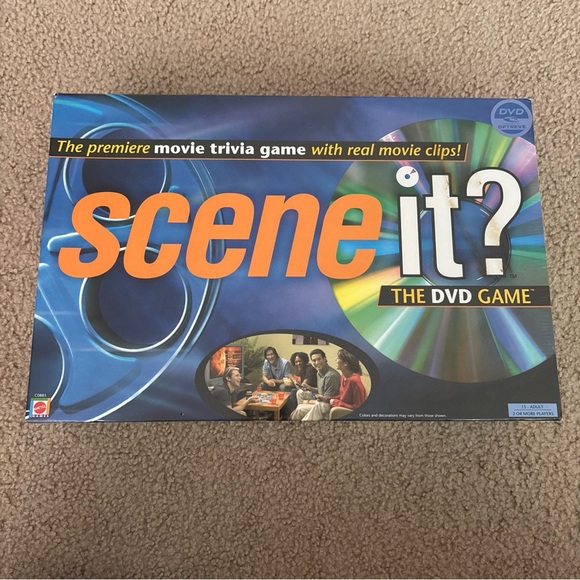 Scene it? The DVD Movie Trivia Game Mattel Factory Sealed New In Box 2003 Family - Picture 1 of 9